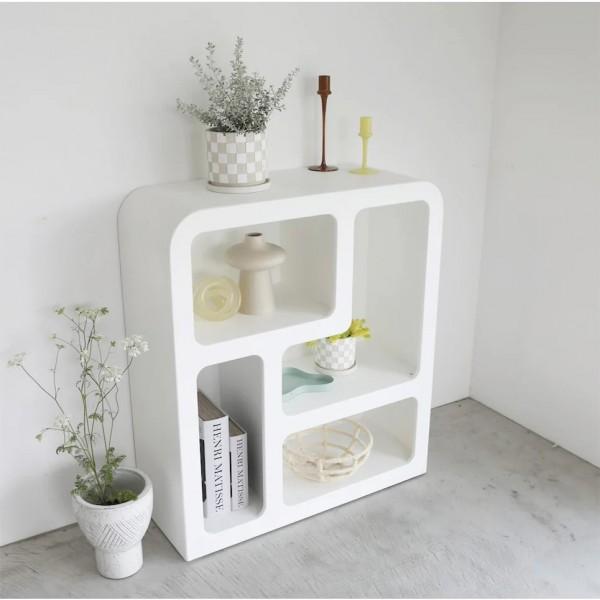 枯白 koku 壁掛け棚 シェルフ 古道具 器 オブジェ 飾り棚 大 枯白 koku