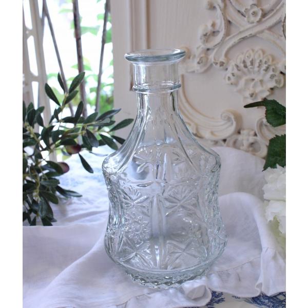 SALE30%OFF) フラワーベース ガラスベース 花瓶 アンティーク風