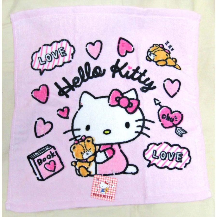キティちゃん ハンドタオル タオルハンカチ : STAND UP Yahoo!ショップ