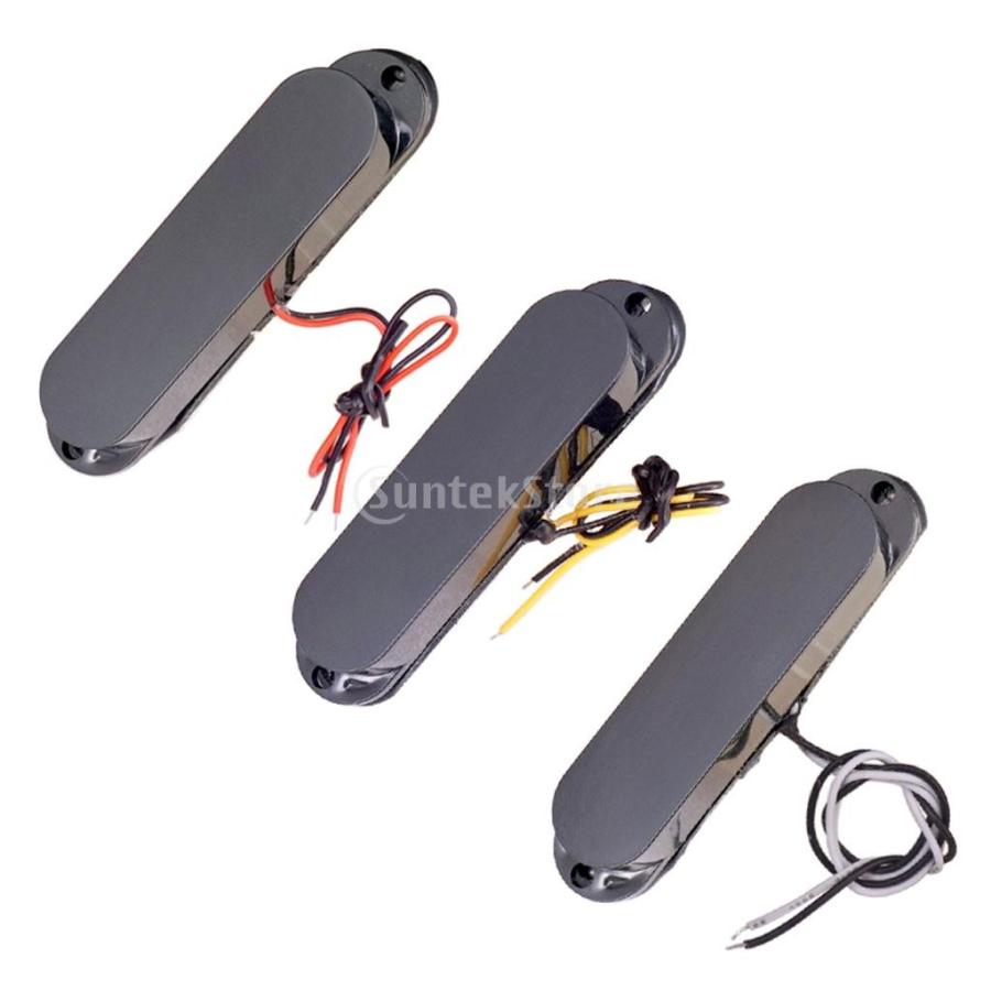 3個 ギター シール シングルコイル ピックアップ ST SQエレクトリック