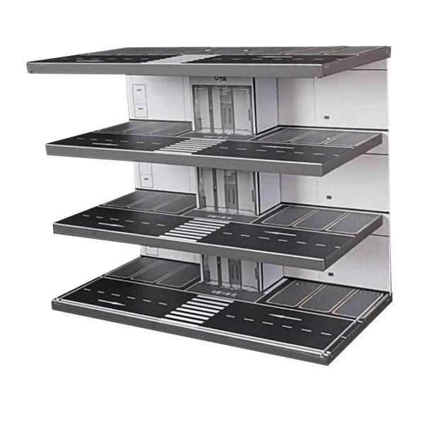 1:64 駐車場グッズ背景アクリルダイキャストカーディスプレイ車両