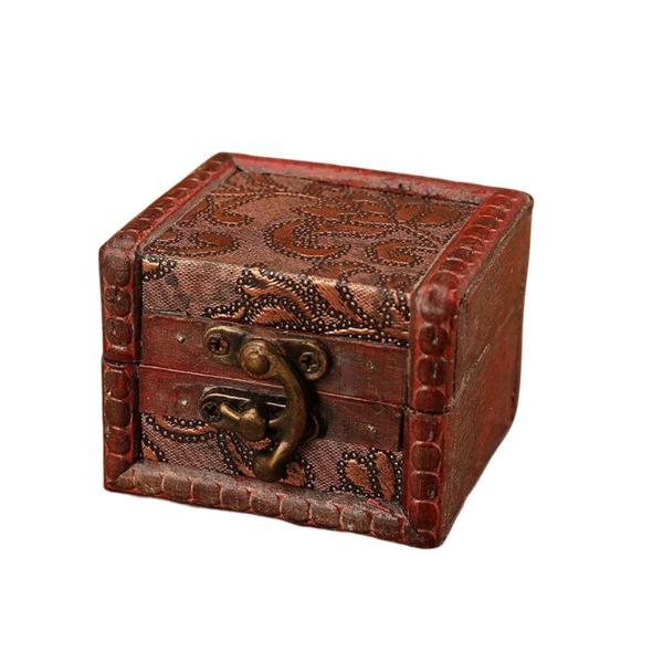 ヴィンテージ木製ジュエリーボックスオーガナイザー収納ケース