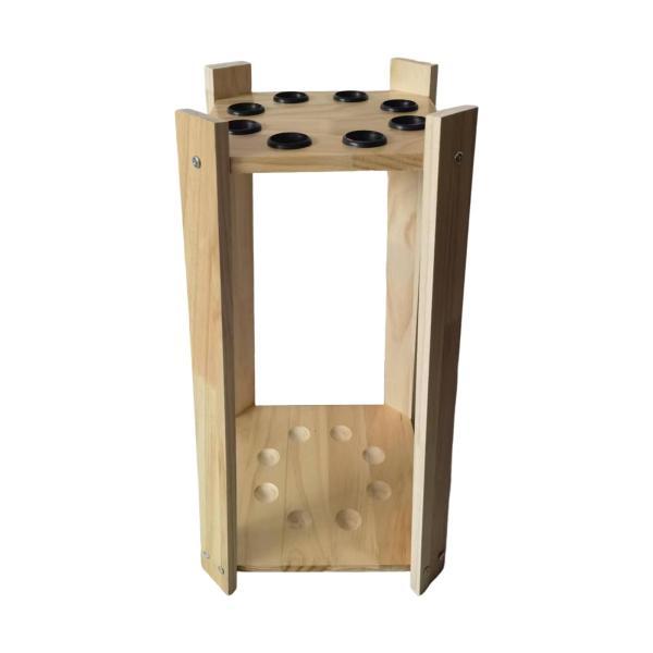 8穴ビリヤードキューラック、ゲームルームフロアプールキュースタンド