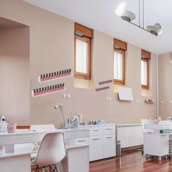 マニキュア収納オーガナイザーウォールラックディスプレイスタンド