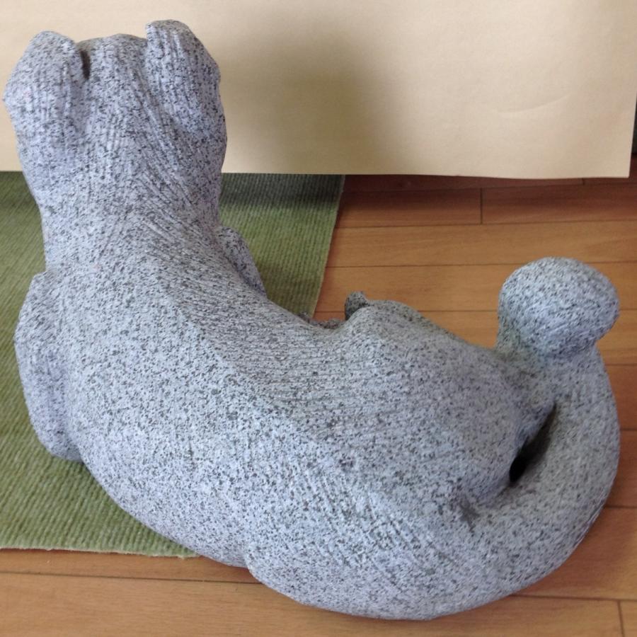 犬 アナトリアンシェパード 石材彫刻品 犬のインテリアストーン置物 石