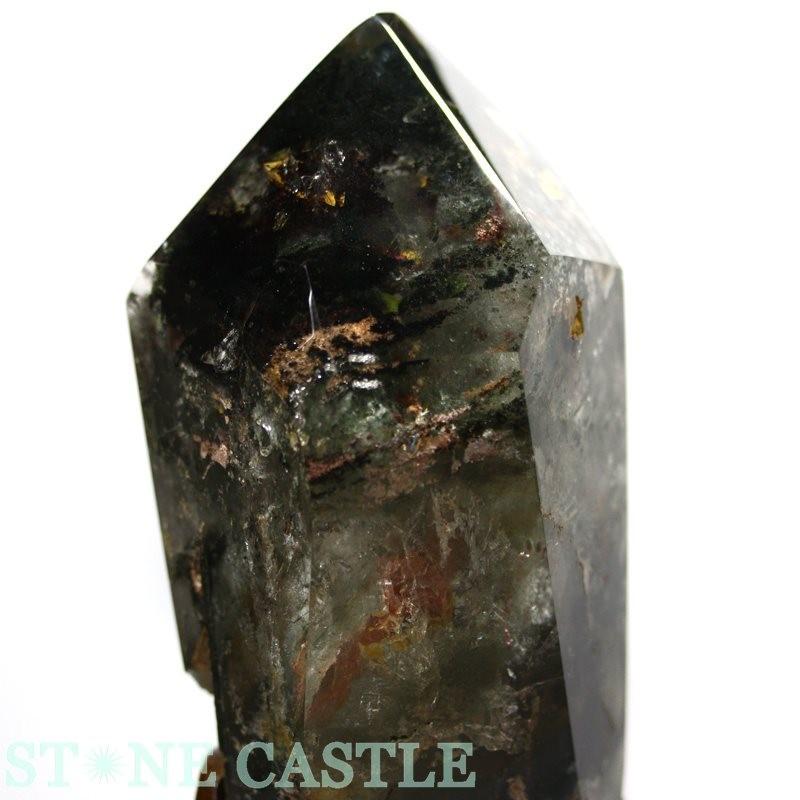 石流通センター 原石一点物 天然石 原石 四季ガーデンクォーツ (台付