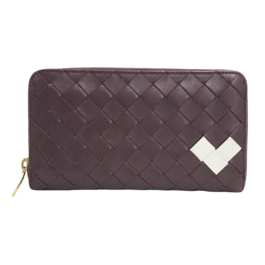 BOTTEGA VENETA ボッテガ ヴェネタ ラウンドファスナー 長財布 ハート
