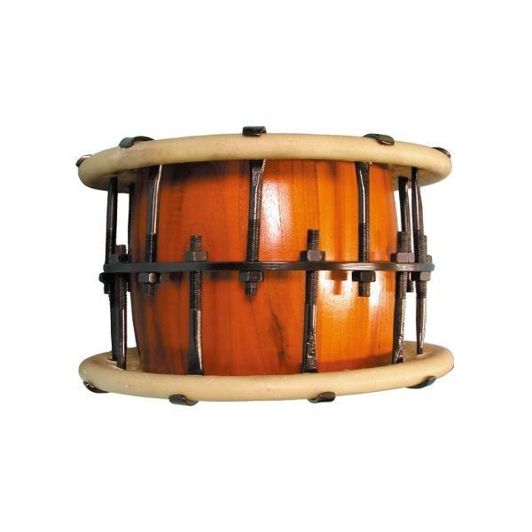 締太鼓3丁掛（ボルト締め・くりぬき胴） 鉄製座り台座セット【1712-B