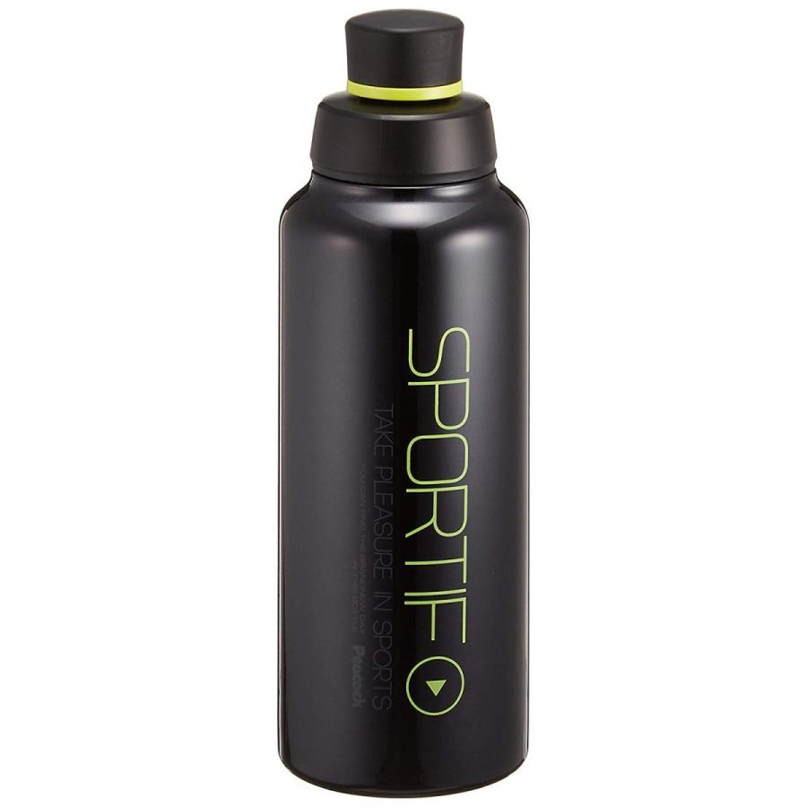 ピーコック 水筒 ステンレスボトルダイレクトボトル ブラック 800ml