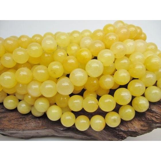 連売り商品 イエローカルサイト 品質AAA Φ10.3±0.3mm : 天然石のお