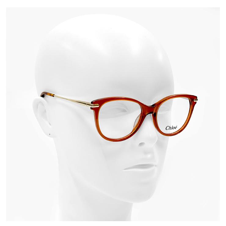 Chloe（クロエ） レディース メガネ ch0058o-002 50mm chloe 眼鏡