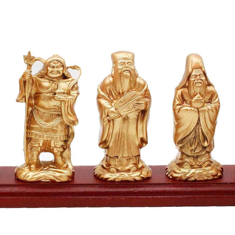 開運 七福神 置物 寿山石製 開運・幸運のインテリア置物 木製台座付