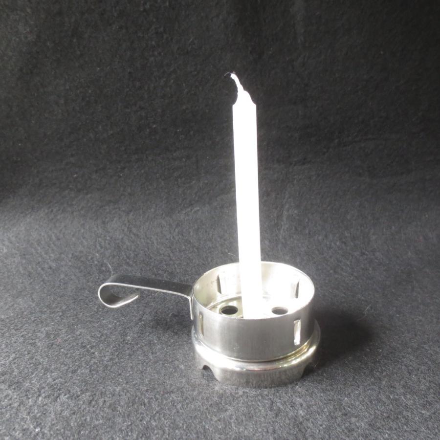 燭台 ローソク 立て ロウソク立て 1本 風防 風よけ 取っ手付き