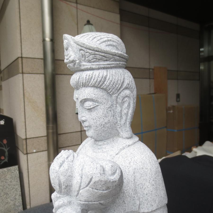 観世音菩薩像 観音様 観音菩薩像 2.0尺 総高72cm 聖観音 観自在菩薩