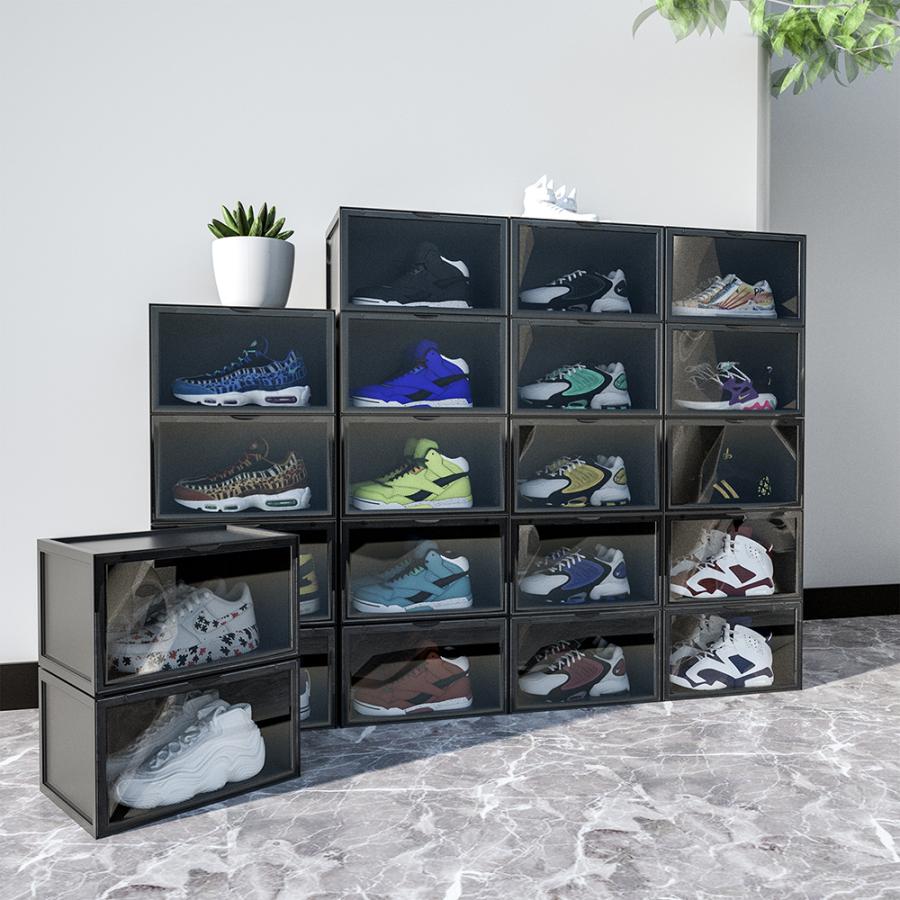 シューズボックス 6個セット スニーカー収納 靴 収納 ボックス ケース