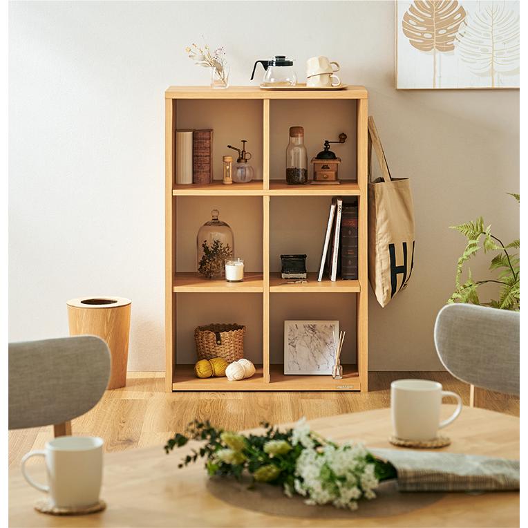 堀田木工所 国産 完成品 3段 ラック 収納棚 棚 オープンラック ワード