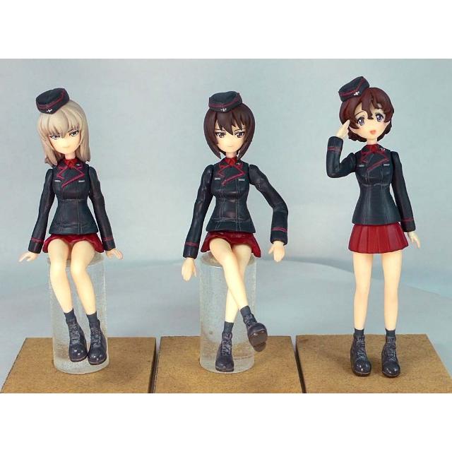 送料無料 1/16 ガールズ&パンツァー レジンフィギュアキット 黒森峰B