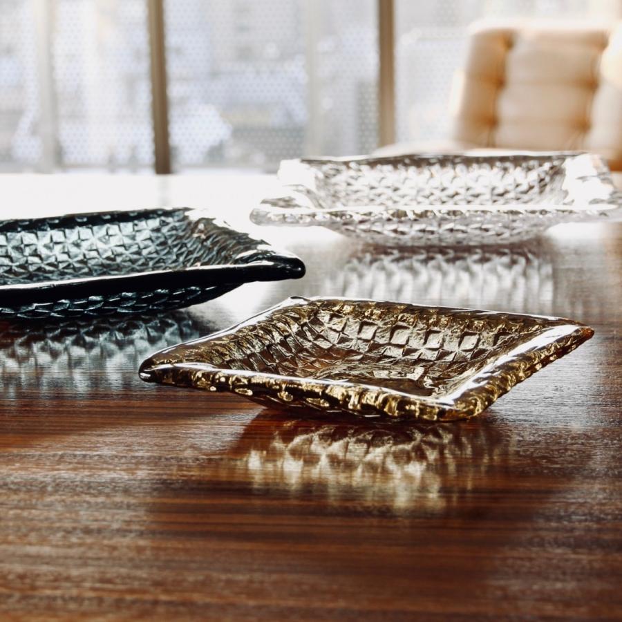 sghr（スガハラ） プレート グリッドプレート 17cm深皿 クリア : surou