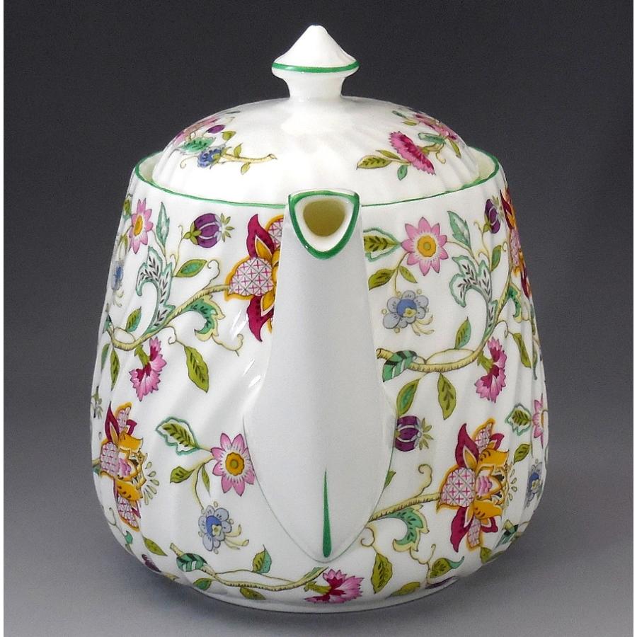 MINTON（ミントン） 英国製ハドンホール グリーン ティーポット L