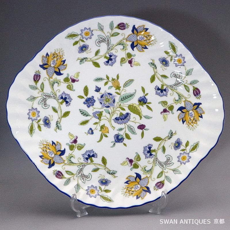 MINTON（ミントン） 英国製 ハドンホール ブルー B＆Bプレート