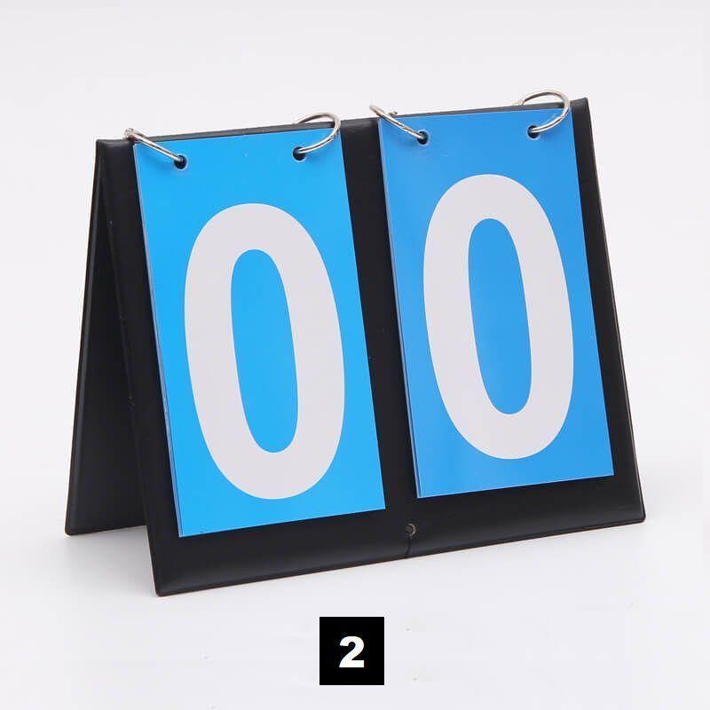 スコアボード 2ケタ フリップ式 得点版 手動 卓上 見やすい スコア表