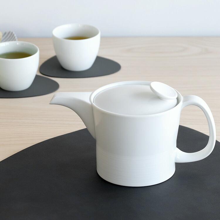 白山陶器 ミストホワイト MIST WHITE ポット Lサイズ ティーポット