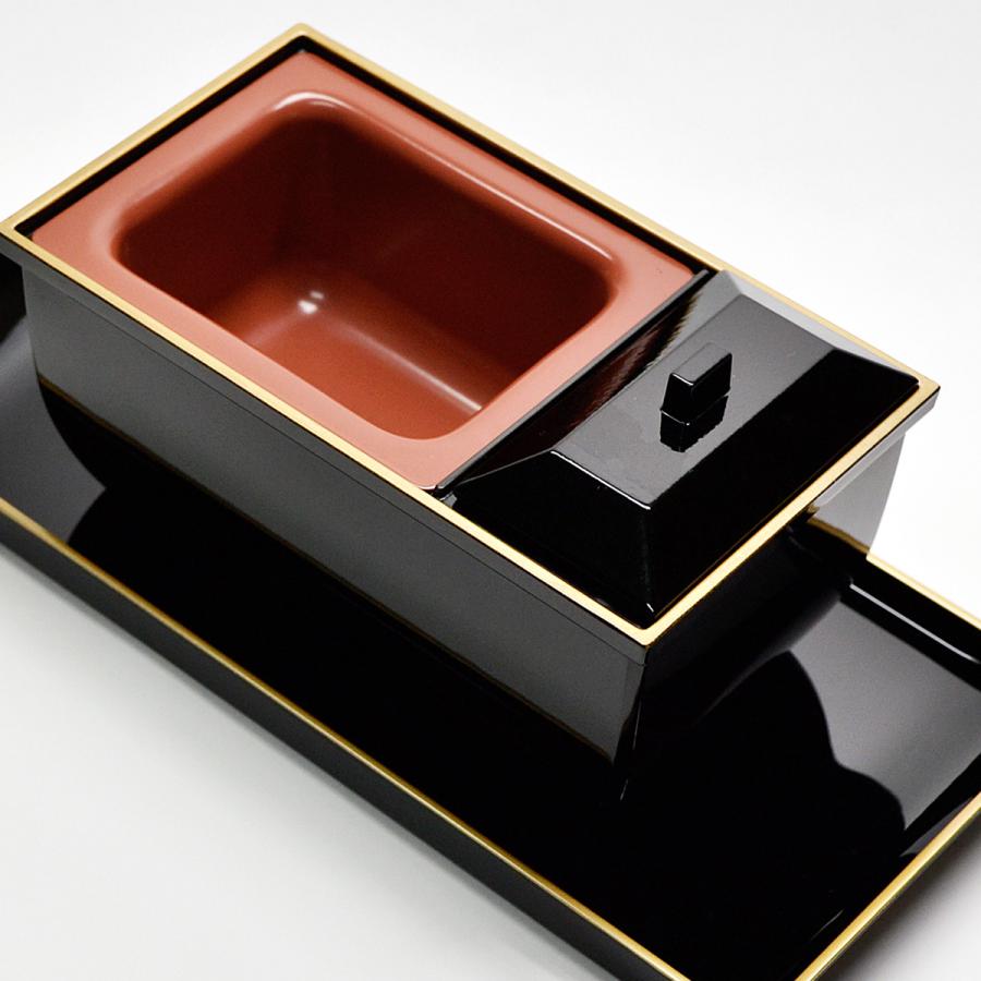 お焼香フルセット 072 お盆付き焼香炉 灰 抹香 香炭 灰ならし お焼香用