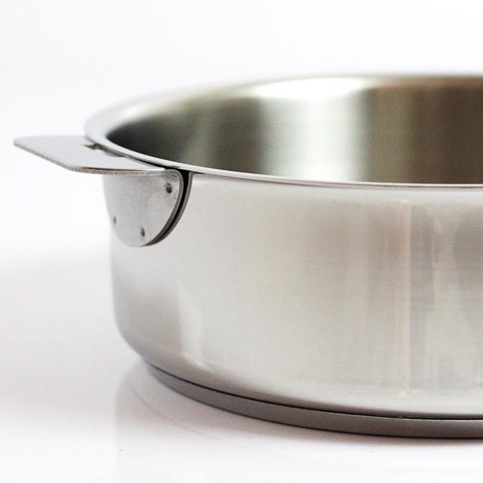 CRISTEL（クリステル） 鍋 両手浅鍋 G20cm フタなし グラフィット