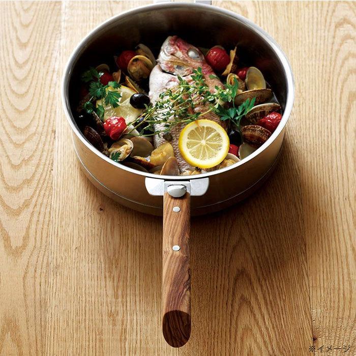 CRISTEL（クリステル） 鍋 両手浅鍋 G20cm フタなし グラフィット