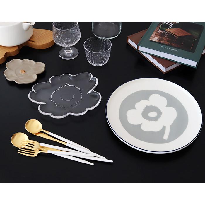 marimekko（マリメッコ） プレート 皿 Unikko shape ウニッコ ガラス