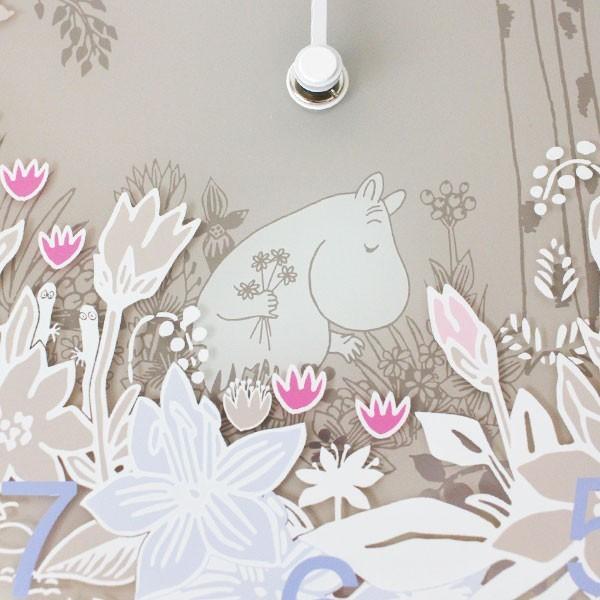 MOOMIN（ムーミン） ガラス ウォール クロック 壁掛け 時計 Moomin