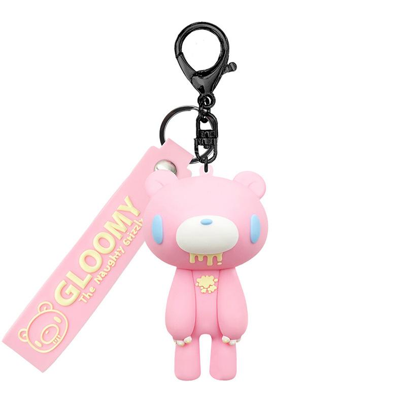 GLOOMY グル〜ミ〜 フィギュア付きキーチェーン MACARON PINK