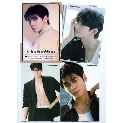 チャウヌ グッズ ポストカード セット ( 12枚 + ステッカー 3枚 ) 15点