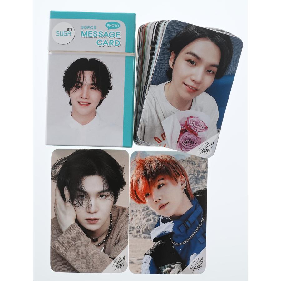 BTS SUGA シュガ グッズ フォトメッセージカード （ブックマーク、タグ