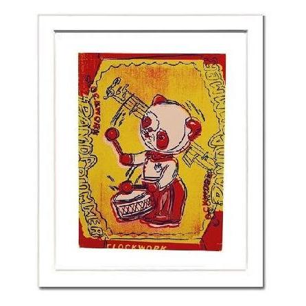 アンディ・ウォーホル額付ポスター-パンダ1983年 (320×390×15mm