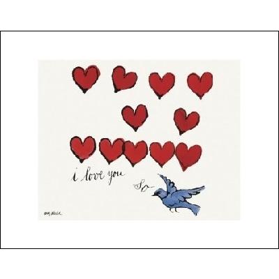 ウォーホル アートポスター-I Love You So,1958(281×358mm) -おしゃれ