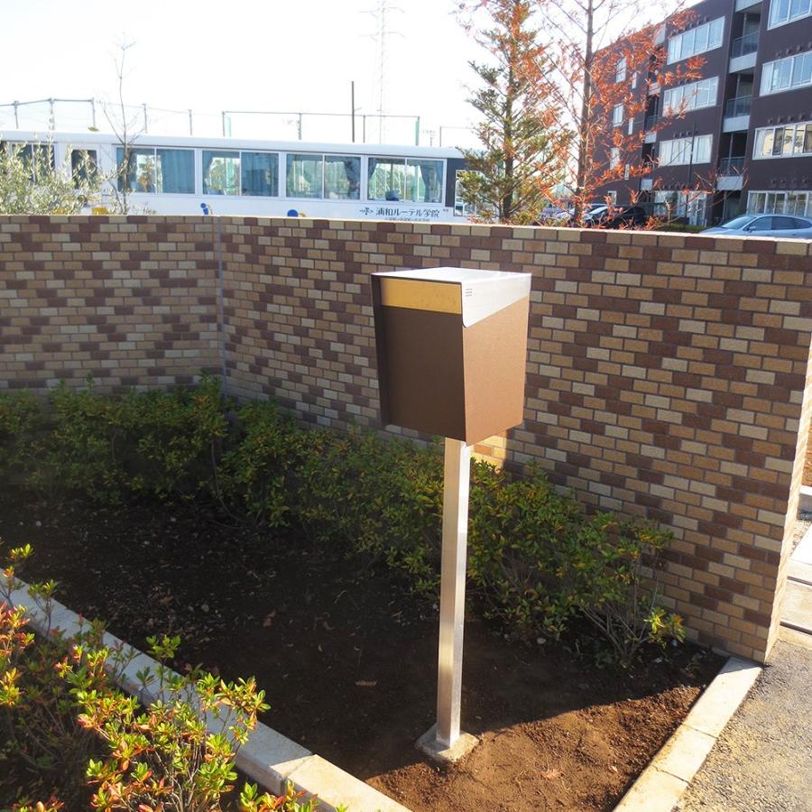 3年保証 ポスト ポール取り付け 郵便ポスト おしゃれ 大型 防水 屋外用