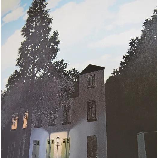 マグリット アートポスター-光の帝国(50×70cm) ルネ・マグリット