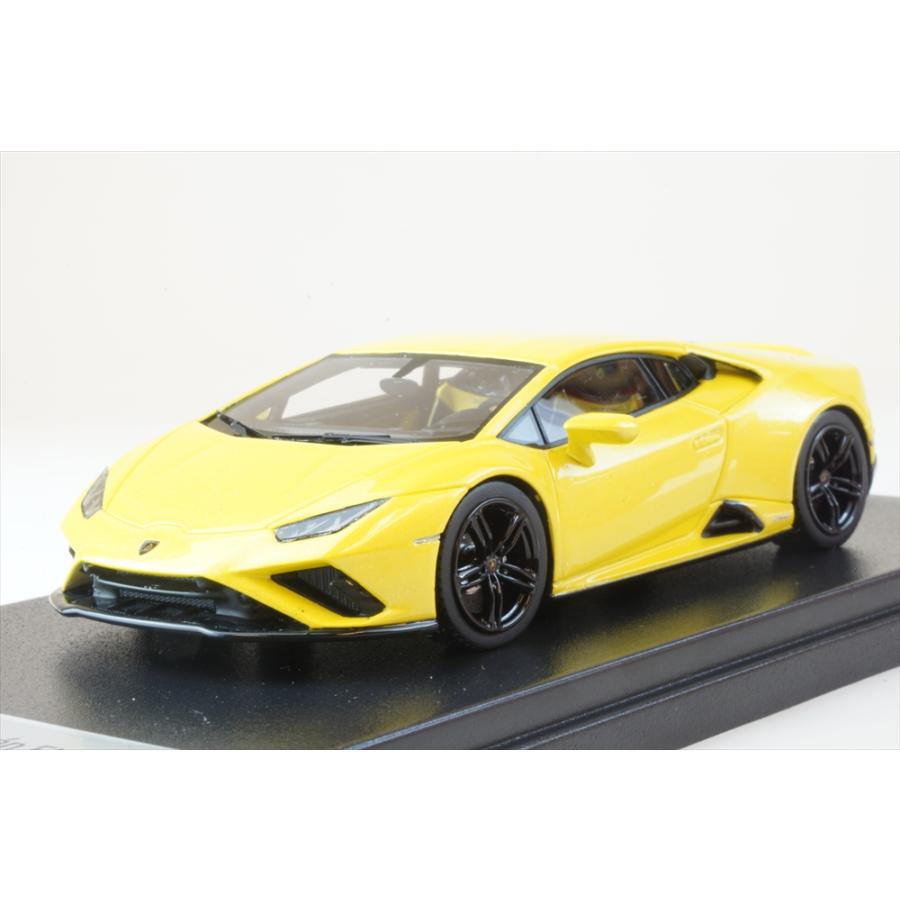 ルックスマート 1/43 ランボルギーニ ウラカン エヴォ RWD イエロー