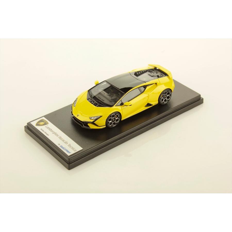 ルックスマート 1/43 ランボルギーニウラカン テクニカ イエロー 完成