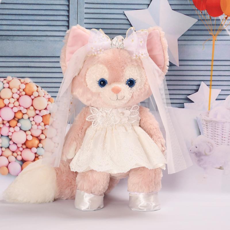 ウエディングドレス ロングトレーン コスチューム 服 単品 ぬいぐるみ