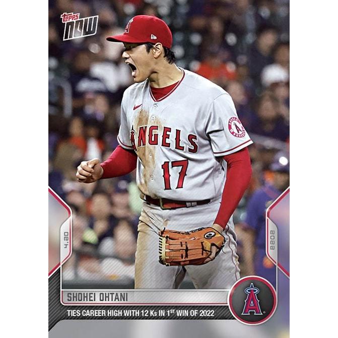 大谷翔平 2022 MLB TOPPS NOW Card 74 2022.4.20 トップス カード