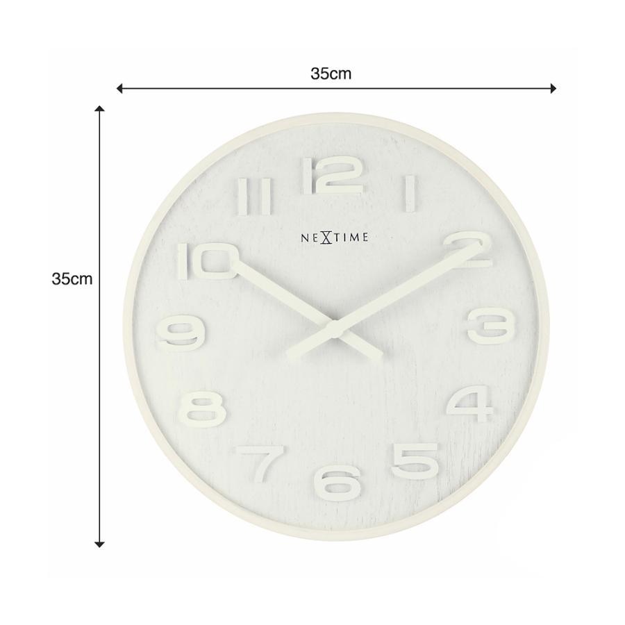 アウトレット特価 NEXTIME ネクスタイム 壁掛け時計 ウッドウッド