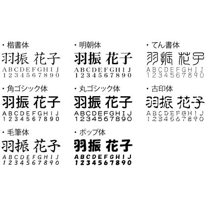 認印 お名前 ネーム印 印鑑 はんこ 9mm 楷書体 明朝体 てん書体 角