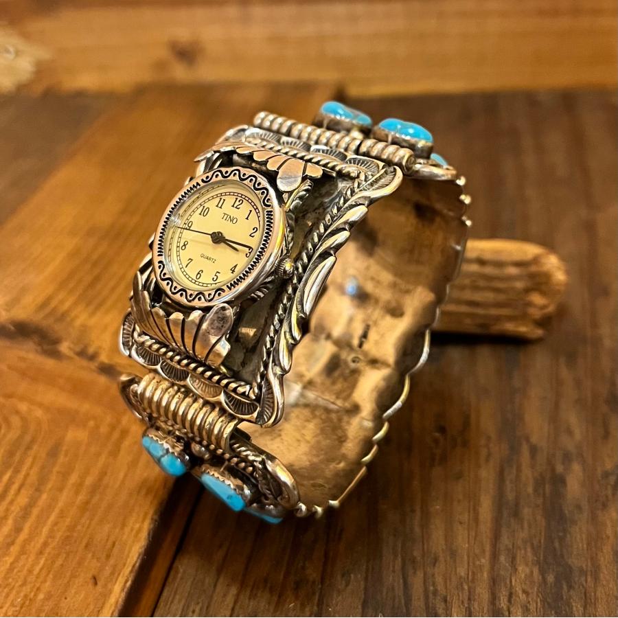 ヴィンテージ時計 スリーピングビューティターコイズ インディアン
