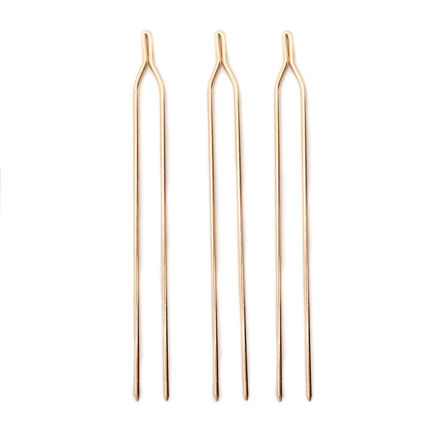 59. かんざしパーツ 二股かんざし 約12.5cm 10本 へアースティック