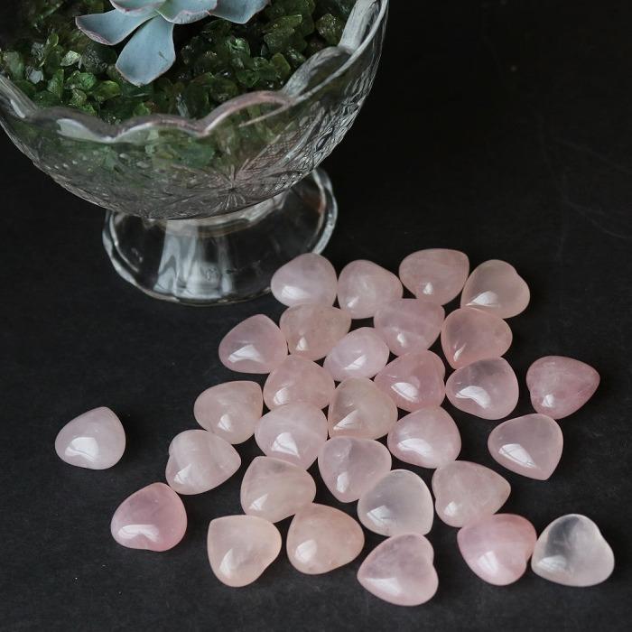 ローズクォーツ ハート SSサイズ パワーストーン 恋愛運 天然石 置物