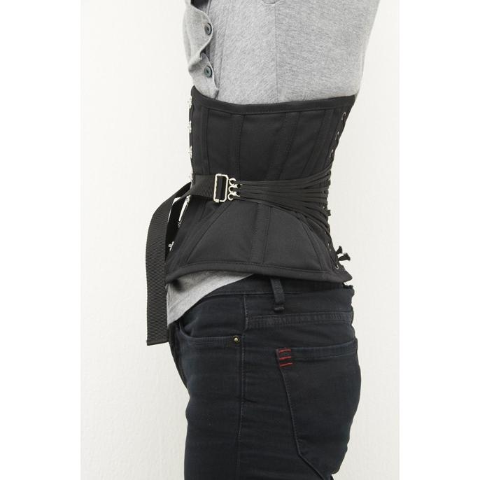 ファンレーシング トレーニングコルセット（ブラック）くびれ ベルト