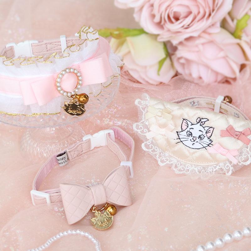 Disney（ディズニー） ポイント10倍 猫 首輪 マリーちゃん フリル