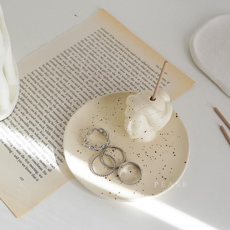 インセンスホルダー お香立て 線香 キャンドルホルダー トレー トレイ